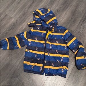 Polo Ralph Lauren Kids Puffer Jacket - Blue and Yellow